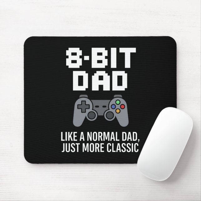 Mousepad design de controladora de jogador clássico de Pai  (Com mouse)