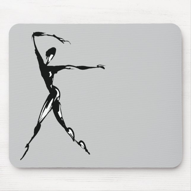 Mousepad design de dança estilizada (Frente)