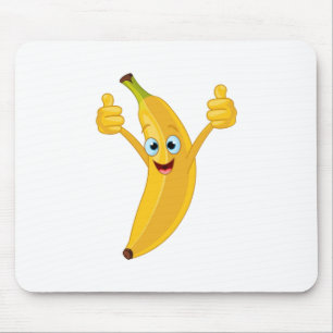 Mousepad Design de desenho animado de banana