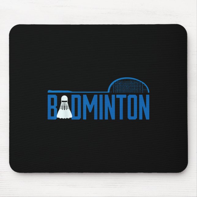 Mousepad Design de Desportivo de Badminton Racket (Frente)