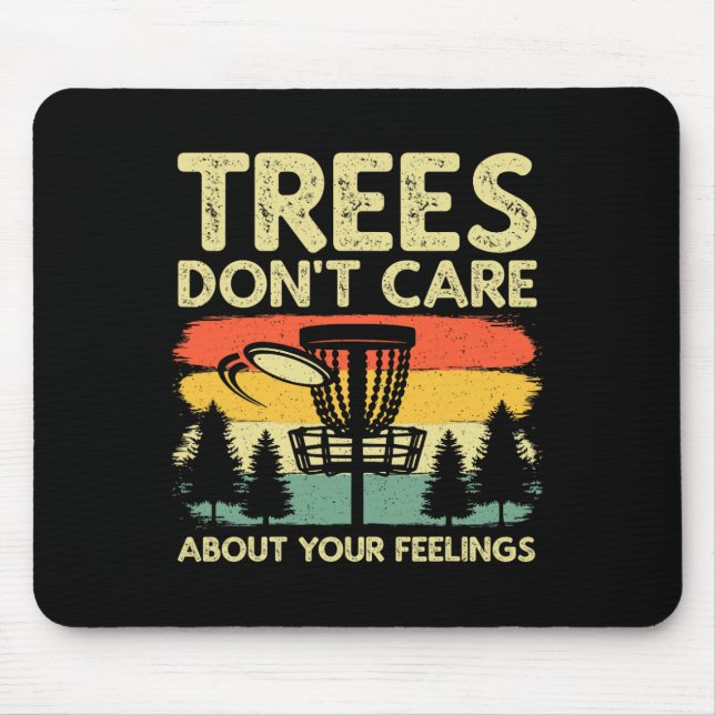Mousepad Design de Disc Golf Fofo para Homens e Mulheres qu (Frente)