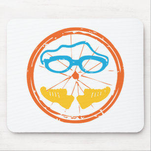 Mousepad Design de diversão Triathlon