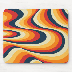 Mousepad Design de espiral abstrato colorida