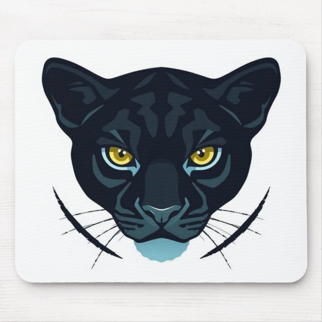 Mousepad Design de Estilo de Rua Black Puma (Frente)