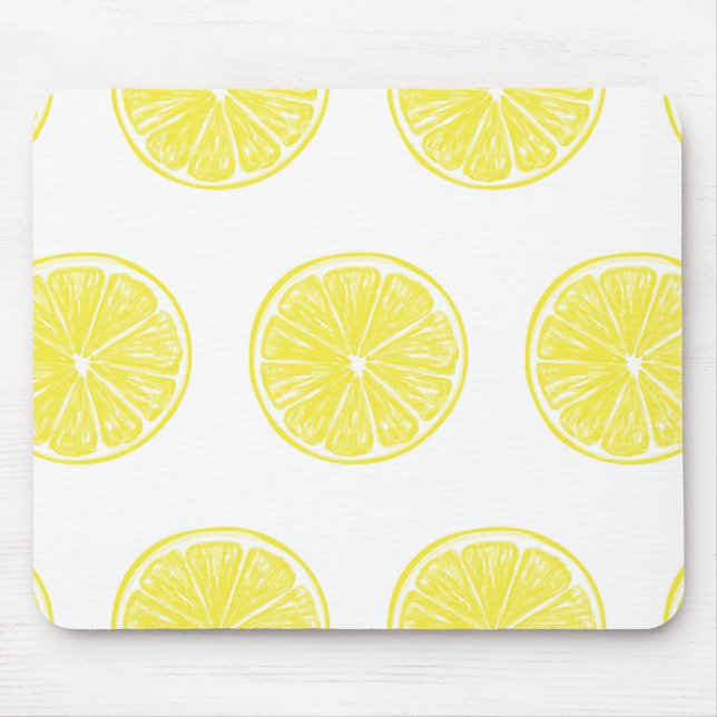 Mousepad Design de fatias de limão (Frente)