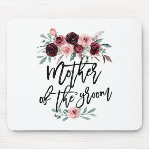 Mousepad Design de Flor de Noiva de Chuveiro Nupcial Mãe De