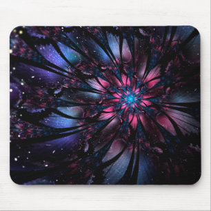 Mousepad design de flor fractal abstrato.