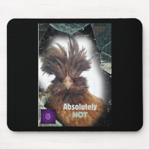 Mousepad Design de Frango Nada Engraçado Sarcástico L At