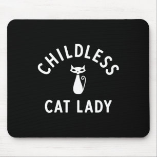 Mousepad Design De Gata Sem Fios Com Lu De Gato Retro