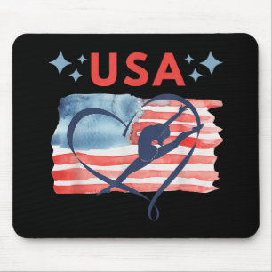 Mousepad Design de ginástica Patriótica Americana