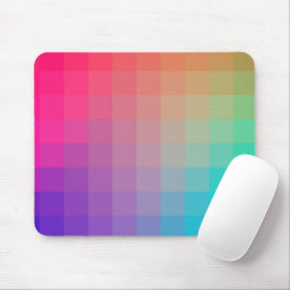 Mousepad Design de gradação de cores do arco-íris coloridas