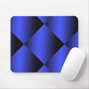Mousepad Design de Gradiente Preto e Azul Brilhante