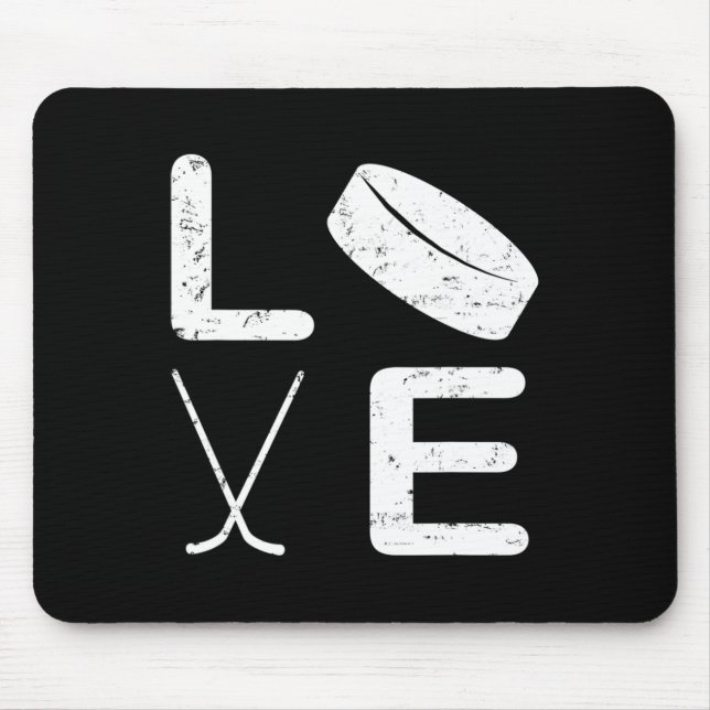 Mousepad Design De Hóquei No Gelo Para Crianças (Frente)