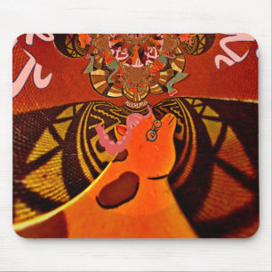 Mousepad Design de imagem de Girafa engraçada