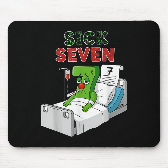 Mousepad Design de jogo de palavras de meme divertido do Si (Frente)
