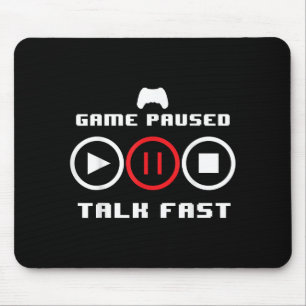 Mousepad Design de Jogo de Vídeo Engraçado para Homens Mulh