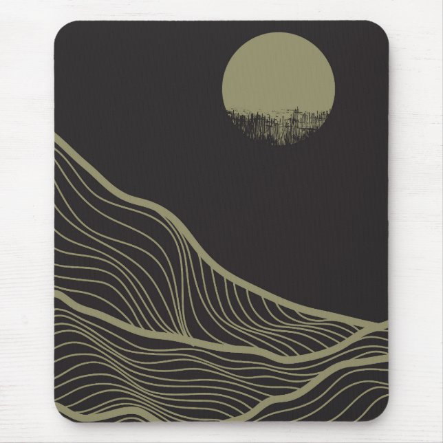 Mousepad Design de layout de montanha (Frente)