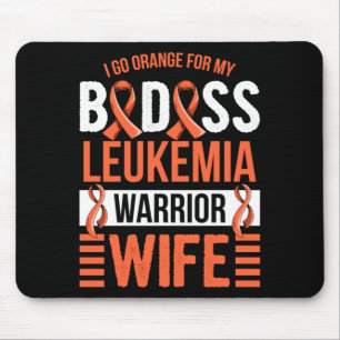 Mousepad Design de Leucemia Aml Masculina Para Um Marido De