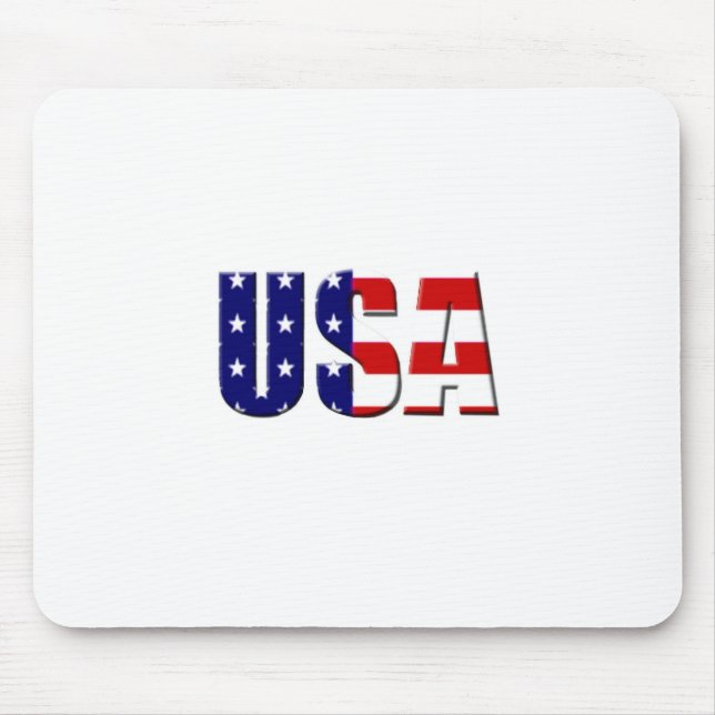 Mousepad DESIGN de logotipo personalizado EUA (Frente)