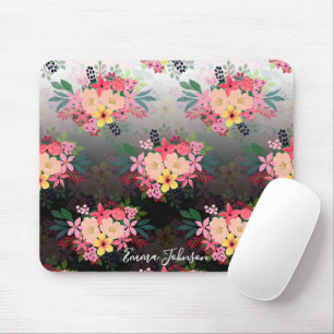 Mousepad Design de madeira branca azul Bonito para aquarela