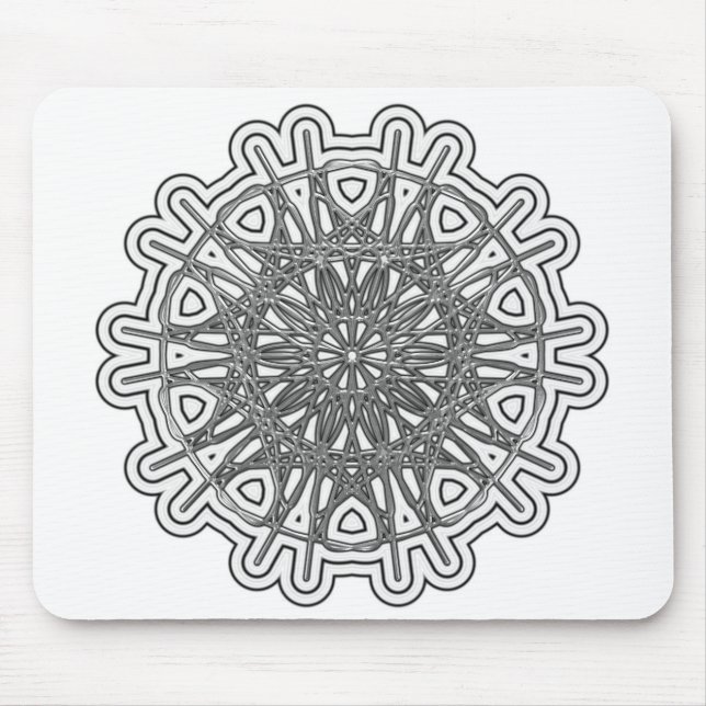 Mousepad Design de Mandala Legal nº 1 (Frente)