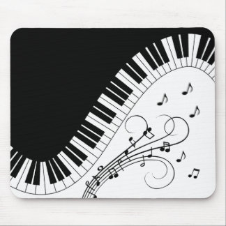 Mousepad Design de Música do Teclado Piano