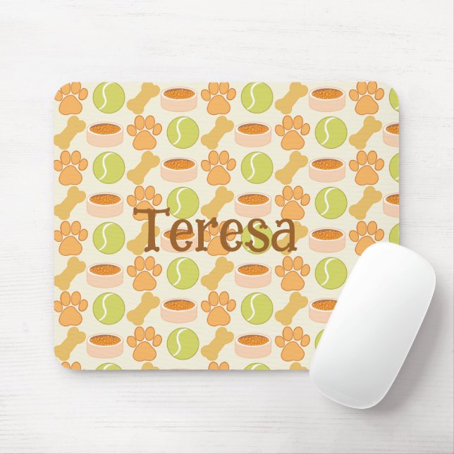Mousepad Design de padrão de guloseimas e brinquedos para c (Com mouse)