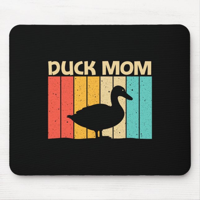 Mousepad Design de pato engraçado para a mamãe pata agricul (Frente)