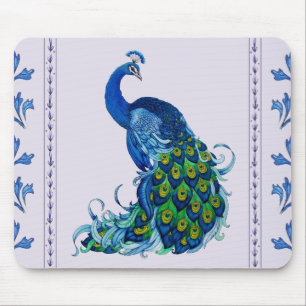 Mousepad Design de Peacock clássico