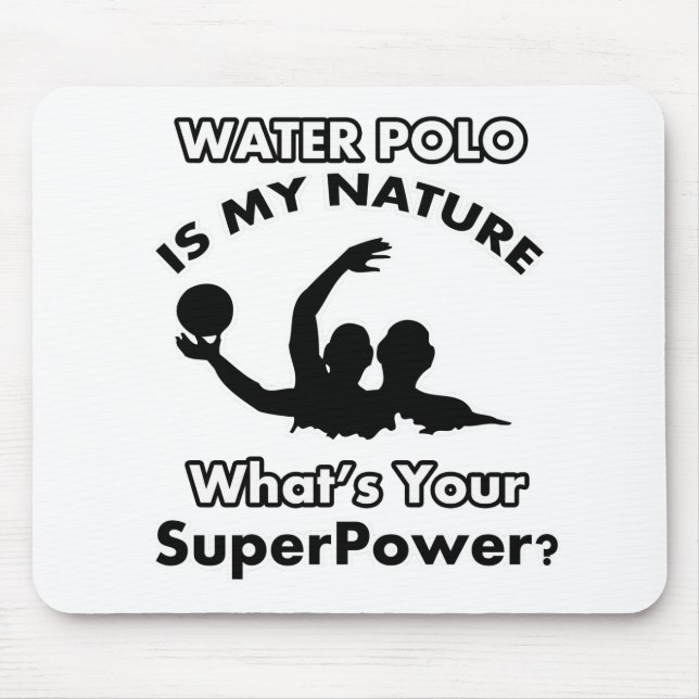 Mousepad design de polo aquático (Frente)