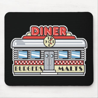 Mousepad design de retro-diner
