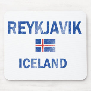 Mousepad Design de Reykjavik Islândia