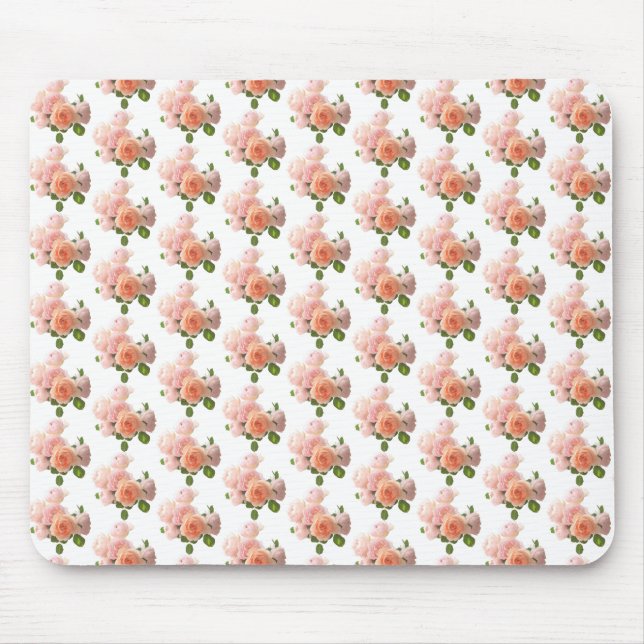 Mousepad Design de Rosas Elegantes Modelo modernos da Tendy (Frente)
