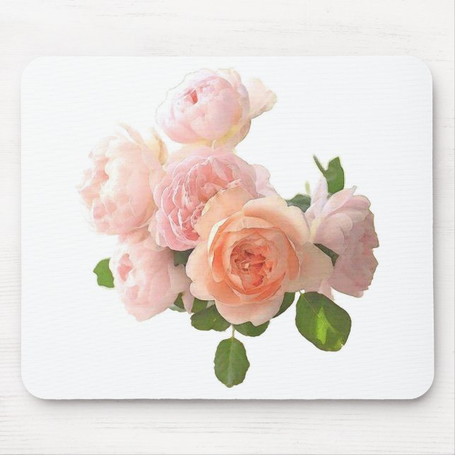 Mousepad Design de Rosas Elegantes Modelo modernos da Tendy (Frente)