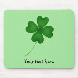 Mousepad Design de shamrock simples