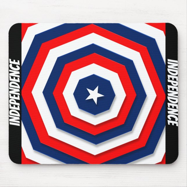 Mousepad Design de Sinalizador América (Frente)