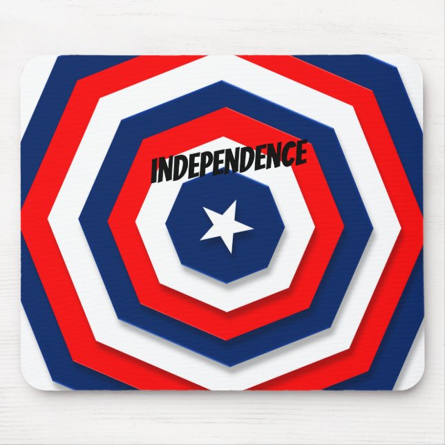Mousepad Design de Sinalizador América (Frente)