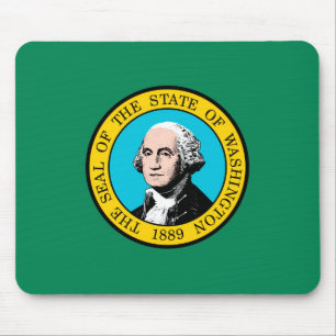 Mousepad Design de Sinalizador do Estado de Washington