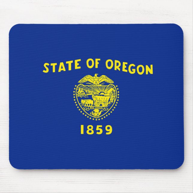 Mousepad Design de Sinalizador do Estado do Oregon (Frente)