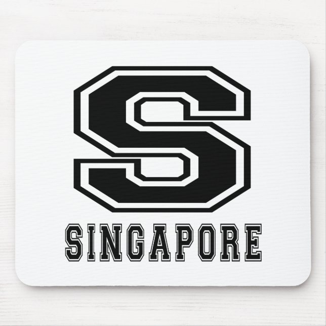 Mousepad Design de Singapore (Frente)