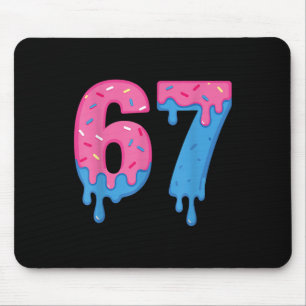 Mousepad Design de sprinkles seis sete divertido meme Donut