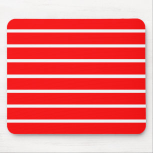 Mousepad Design de Stripes Vermelhas e Brancas