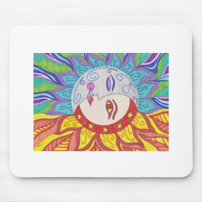 Mousepad Design de Sun da lua (Frente)