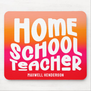 Mousepad Design de Texto para Professor de Homeschool em To