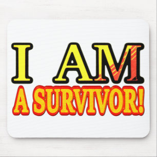 Mousepad Design de Trabalho de arte de "SOBREVIVOR". Compre
