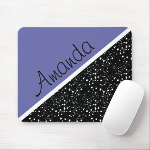 Mousepad design de três tons legal personalizado para mouse