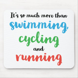 Mousepad design de Triathlon legal e original para triatlet