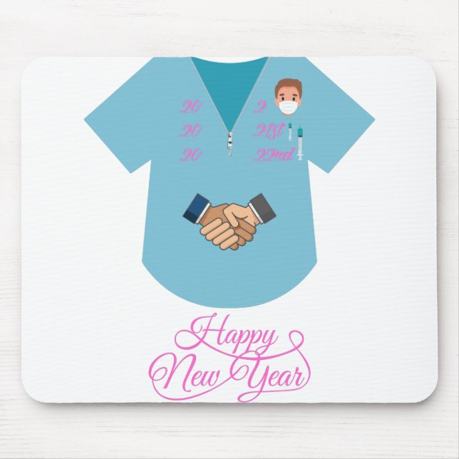 Mousepad Design de vacina (Frente)