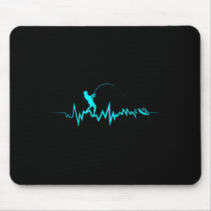 Mousepad Design Divertido de Batimento Cardíaco de Pesca pa
