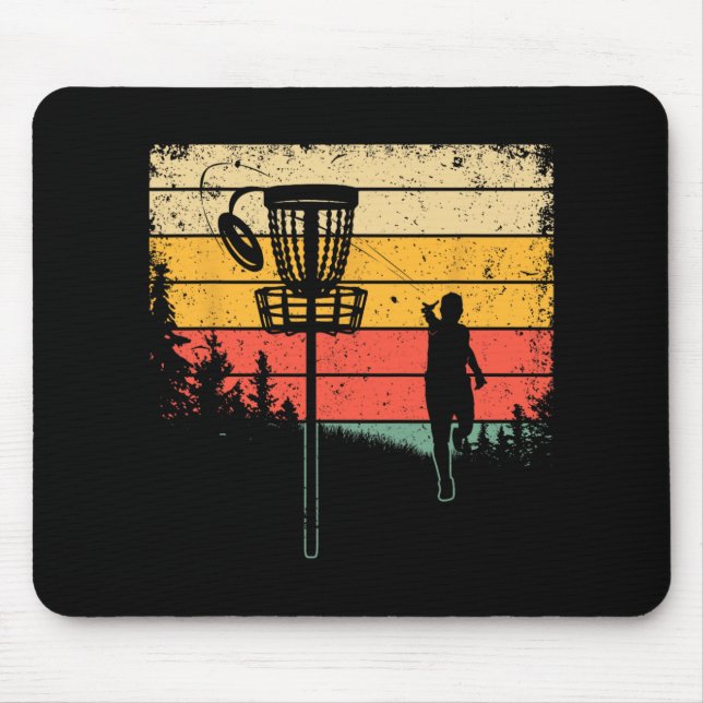 Mousepad Design Divertido de Golfe de Disco para Homens Mul (Frente)